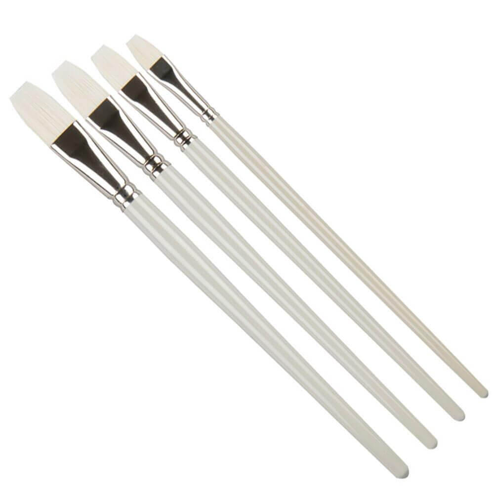 Pro Arte Bristlene Flat Series D Oil Brushes 8 - 14